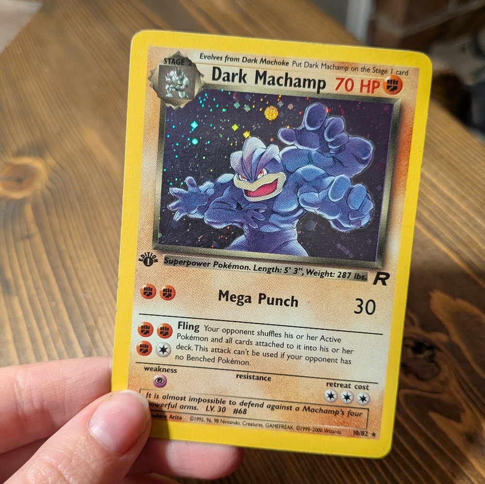 Dark Machamp Pokémon Card Accepting Offers